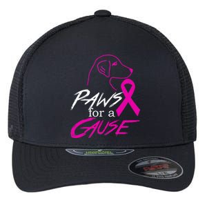 Paws For A Cause Breast Cancer Flexfit Unipanel Trucker Cap