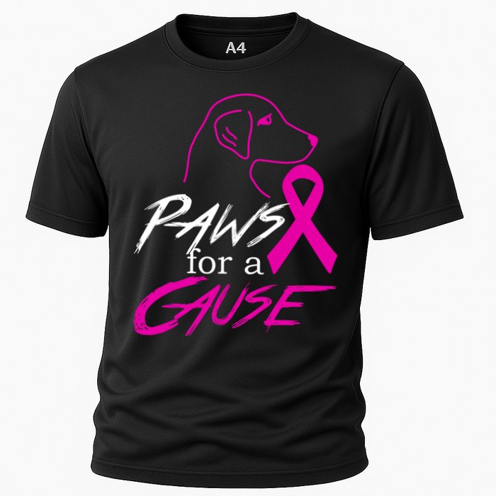 Paws For A Cause Breast Cancer Cooling Performance Crew T-Shirt
