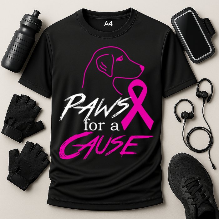 Paws For A Cause Breast Cancer Cooling Performance Crew T-Shirt