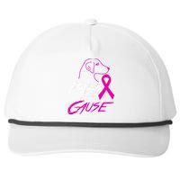 Paws For A Cause Breast Cancer Snapback Five-Panel Rope Hat