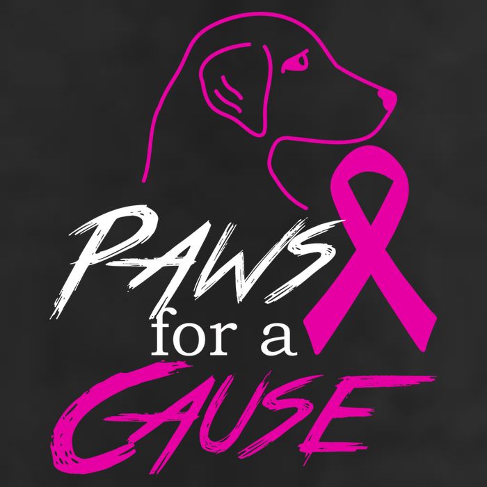 Paws For A Cause Breast Cancer 11oz C Handle Ceramic Mug