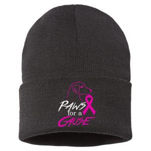 Paws For A Cause Breast Cancer Sustainable Knit Beanie