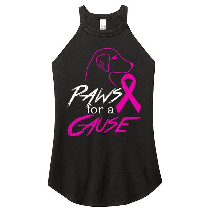 Paws For A Cause Breast Cancer Women's Perfect Tri Rocker Tank