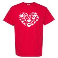 Paws Of Heart Garment-Dyed Heavyweight T-Shirt