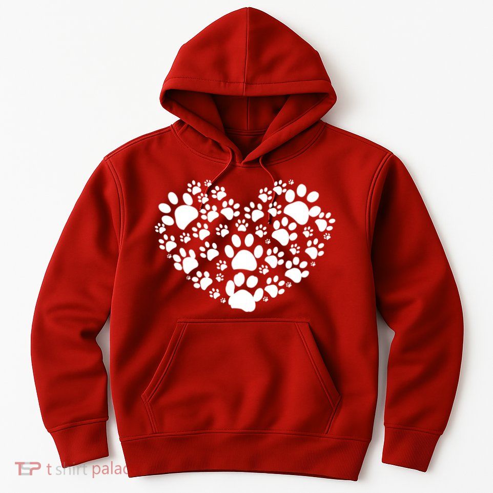 Paws Of Heart Hoodie
