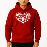 Paws Of Heart Hoodie