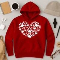 Paws Of Heart Hoodie