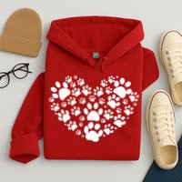 Paws Of Heart Hoodie