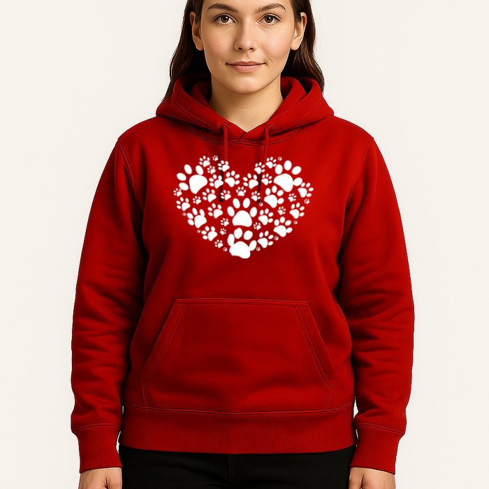 Paws Of Heart Hoodie
