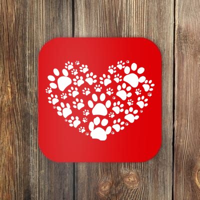 Paws Of Heart Coaster