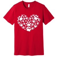 Paws Of Heart Premium T-Shirt