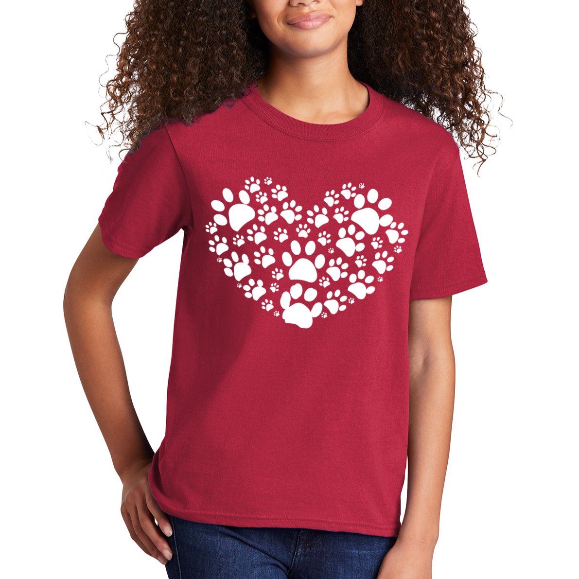 Paws Of Heart Kids T-Shirt