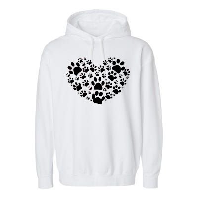 Paws Of Heart Garment-Dyed Fleece Hoodie