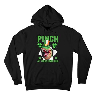 Pinch At Your Own Risk Funny Saying Patricks Day Hoodie