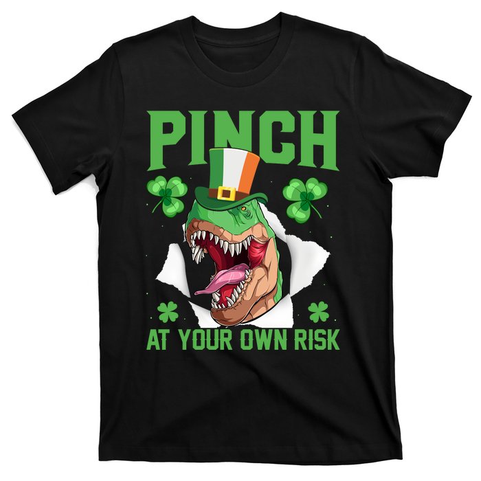 Pinch At Your Own Risk Funny Saying Patricks Day T-Shirt