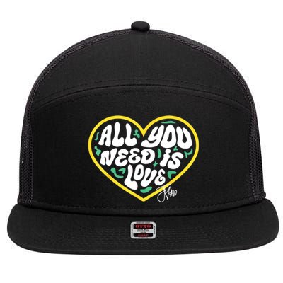 Packer All You Need Is Love 10 7 Panel Mesh Trucker Snapback Hat