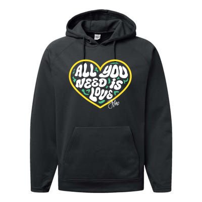 Packer All You Need Is Love 10 Performance Fleece Hoodie