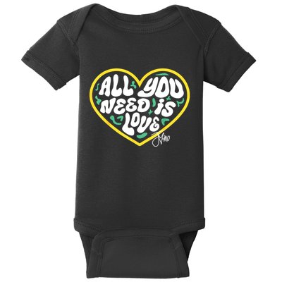 Packer All You Need Is Love 10 Baby Bodysuit