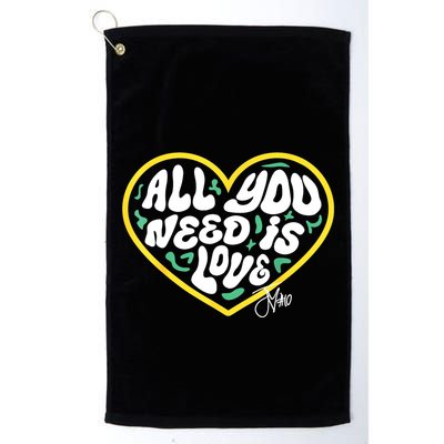 Packer All You Need Is Love 10 Golf Towel