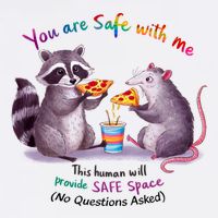 Proud Ally You Are Safe With Me Lgbt Pride Month Full-Length Apron With Pockets
