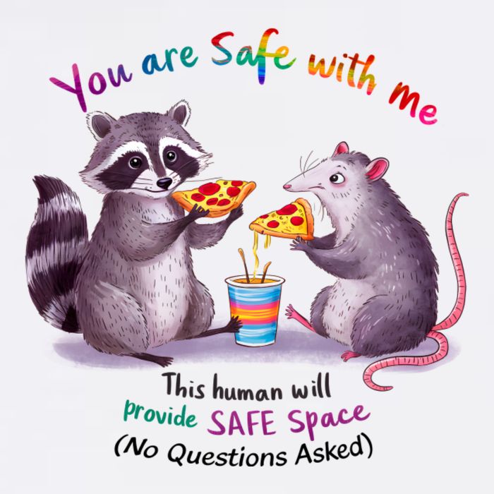 Proud Ally You Are Safe With Me Lgbt Pride Month Full-Length Apron With Pockets
