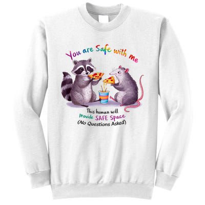 Proud Ally You Are Safe With Me Lgbt Pride Month Sweatshirt