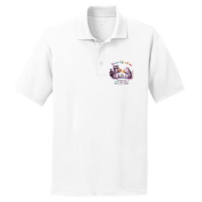 Proud Ally You Are Safe With Me Lgbt Pride Month PosiCharge RacerMesh Polo