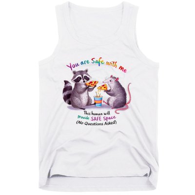 Proud Ally You Are Safe With Me Lgbt Pride Month Tank Top