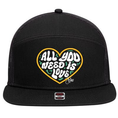 Packer All You Need Is Love 10 7 Panel Mesh Trucker Snapback Hat