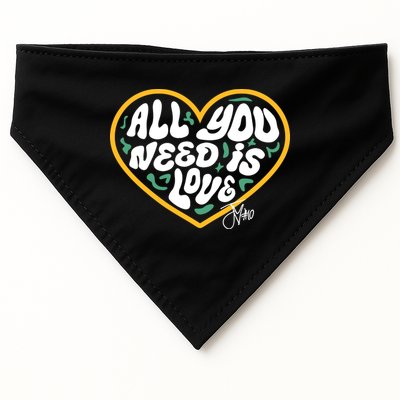 Packer All You Need Is Love 10 USA-Made Doggie Bandana