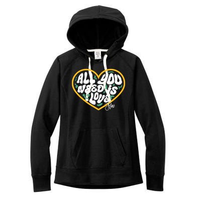 Packer All You Need Is Love 10 Women's Fleece Hoodie