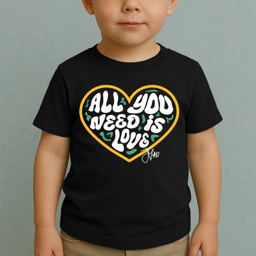 Packer All You Need Is Love 10 Toddler T-Shirt