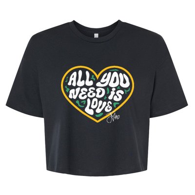 Packer All You Need Is Love 10 Bella+Canvas Jersey Crop Tee