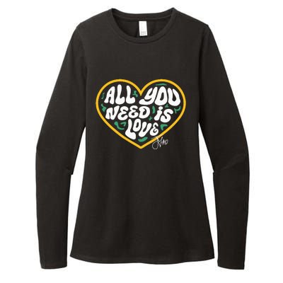 Packer All You Need Is Love 10 Womens CVC Long Sleeve Shirt