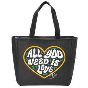 Packer All You Need Is Love 10 Zip Tote Bag