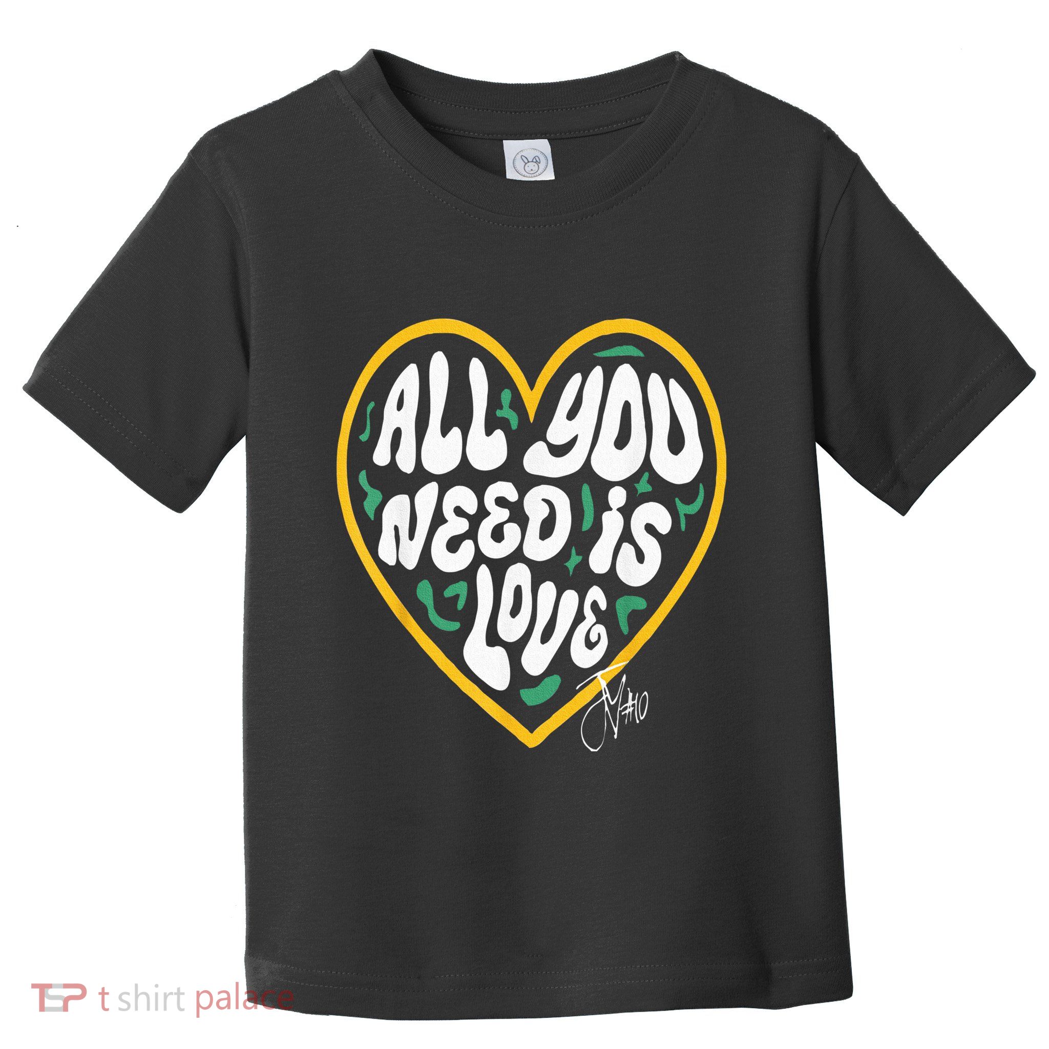 Packer All You Need Is Love 10 Toddler T-Shirt