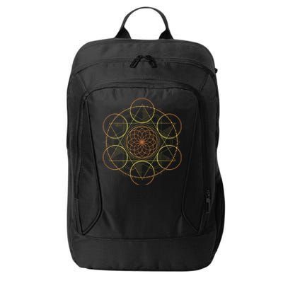 Prana Art Yoga Mandala Sacred Energy Geometry Meditation City Backpack