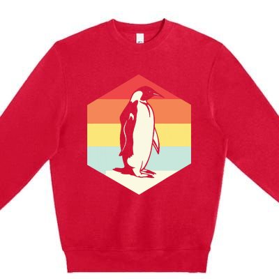 Penguin Animal Zookeeper Gifts Premium Crewneck Sweatshirt