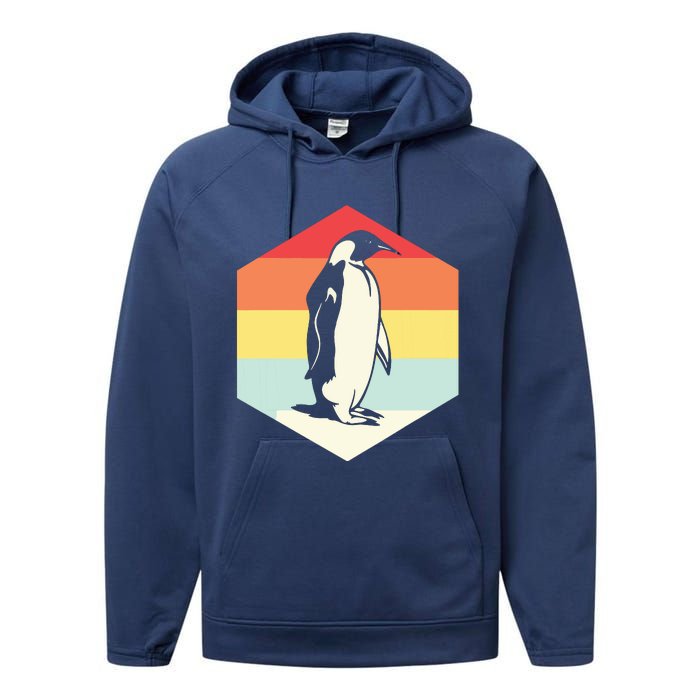 Penguin Animal Zookeeper Gifts Performance Fleece Hoodie