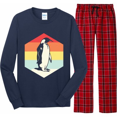 Penguin Animal Zookeeper Gifts Long Sleeve Pajama Set