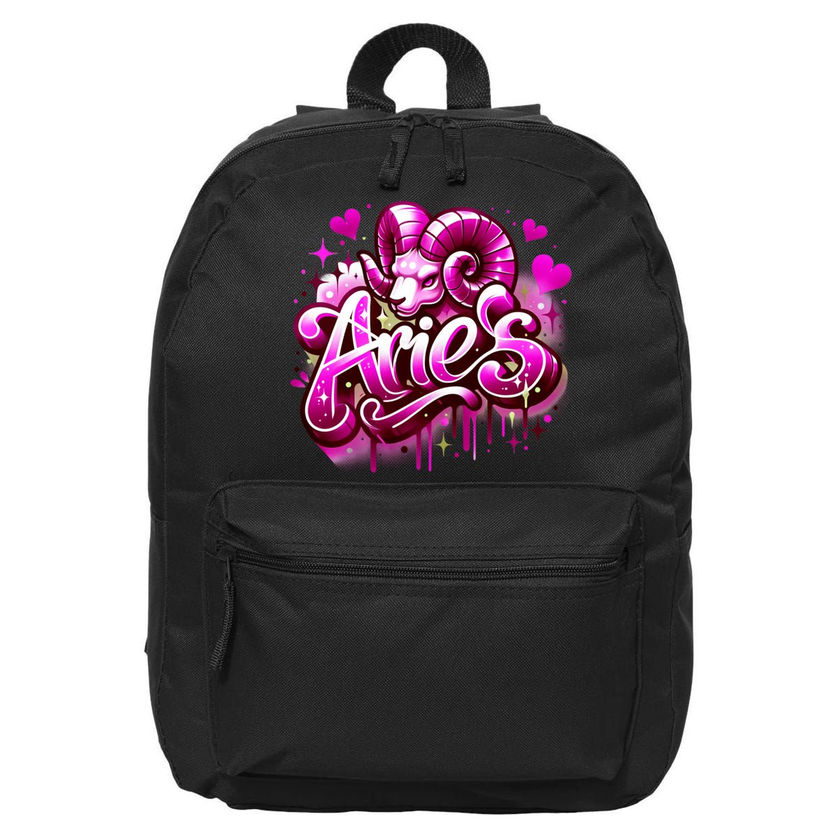 Pink Aries Zodiac Star Sign 16 in Basic Backpack