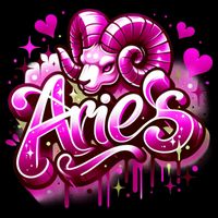 Pink Aries Zodiac Star Sign 16 in Basic Backpack