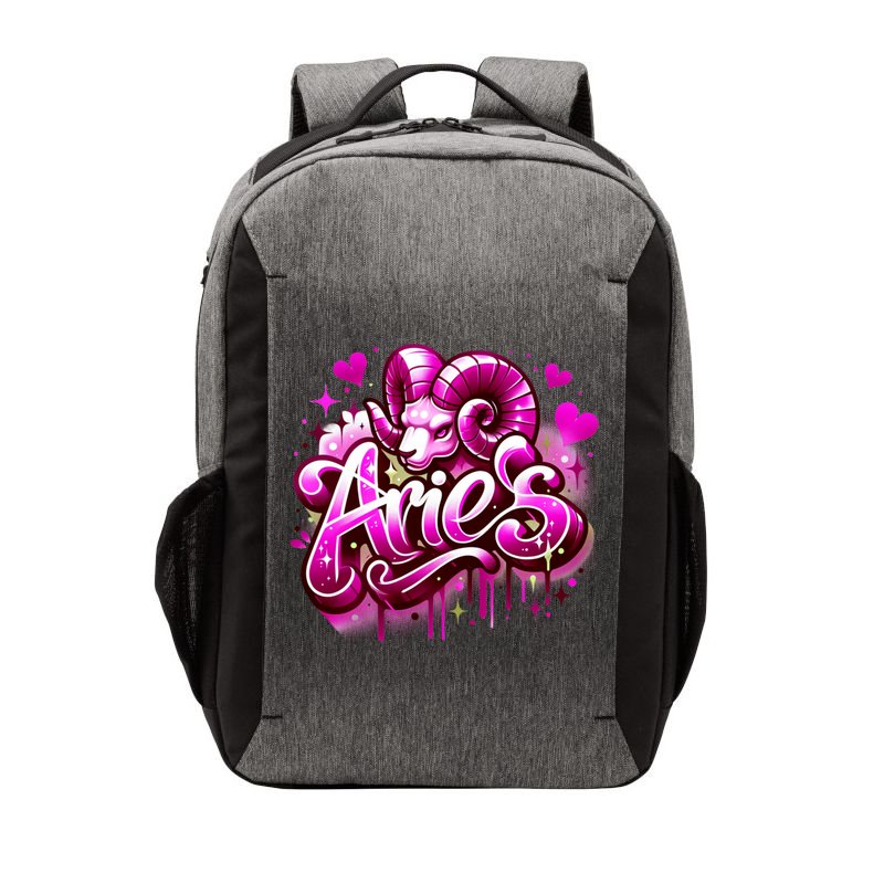 Pink Aries Zodiac Star Sign Vector Backpack