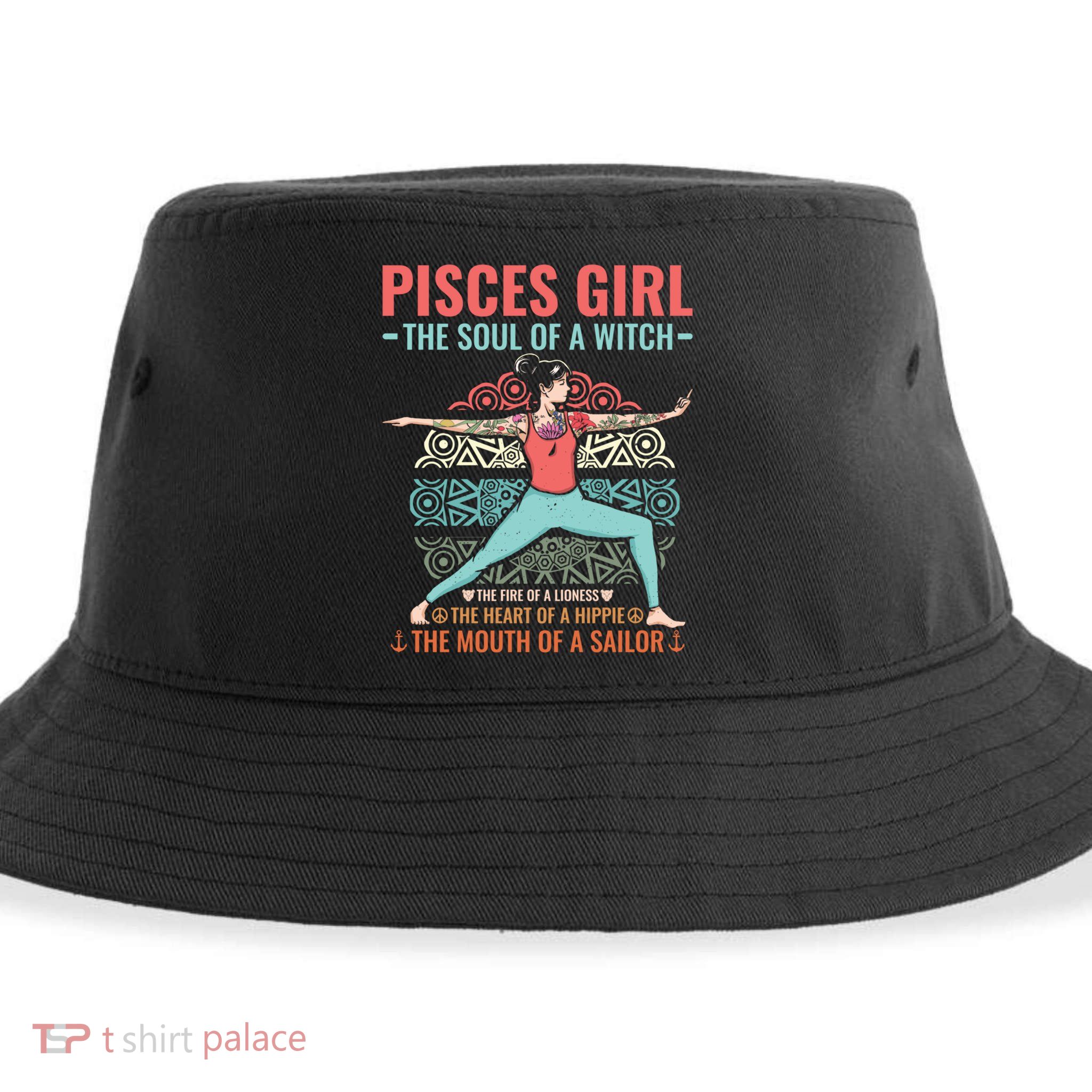 Pisces Astrology Zodiac Sign Pisces Horoscope Pisces Gift Sustainable Bucket Hat