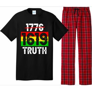 Proud Black 1619 Ancestors Black History Month Juneteenth Cool Gift Pajama Set