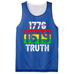 Proud Black 1619 Ancestors Black History Month Juneteenth Cool Gift Mesh Reversible Basketball Jersey Tank