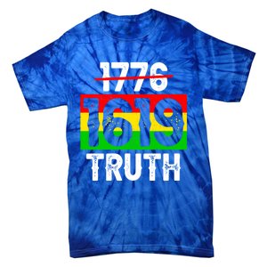 Proud Black 1619 Ancestors Black History Month Juneteenth Cool Gift Tie-Dye T-Shirt