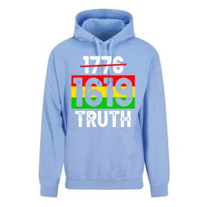 Proud Black 1619 Ancestors Black History Month Juneteenth Cool Gift Unisex Surf Hoodie