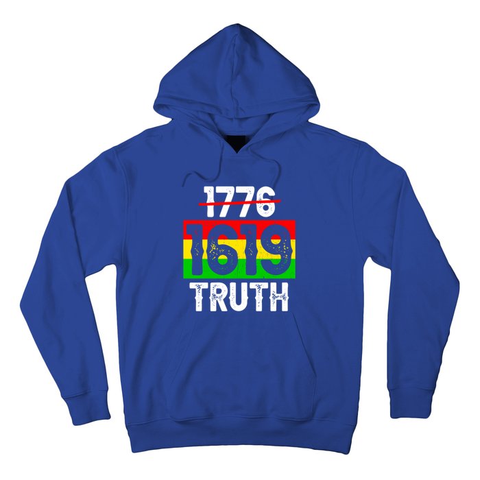 Proud Black 1619 Ancestors Black History Month Juneteenth Gift Hoodie