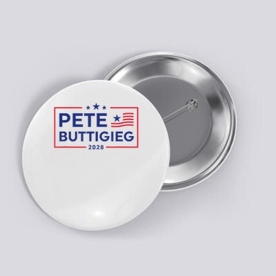 Pete Buttigieg 2028 For President Election Campaign US Flag Button